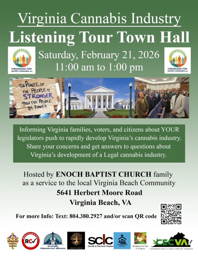 Virginia Cannabis Town Hall & Listening Tour